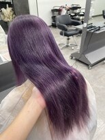 ガルボヘアー 桟橋店(garbo hair)&nbsp;ラベンダーカラーハイトーン高知美容院