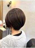 アッシュ×ショート　上品オトナヘア