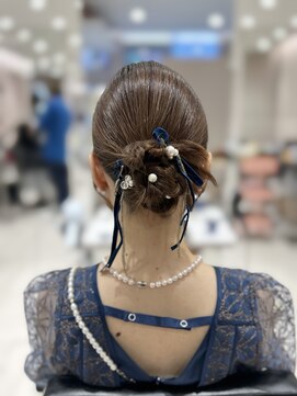 アフロート トウキョウ(AFLOAT TOKYO) 【高木美緒】ぴたっとタイトなシニヨンアレンジ