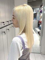 アールプラスヘアサロン(ar+ hair salon)&nbsp;抜きっぱなしホワイトカラー