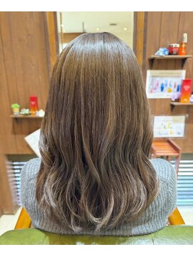 ヘアー リッツ 武豊店(Hair Ritz) カーキベージュカラー