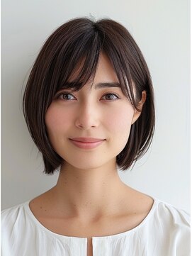 ルシードスタイル アウラ 松戸市五香(LUCIDO STYLE Aura) うる艶サラサラショート【松戸#五香#白髪染め#カラー#髪質改善】