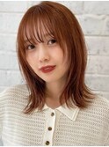 熊本 フェイスレイヤー 切りっぱなし 韓国風 Arisa.