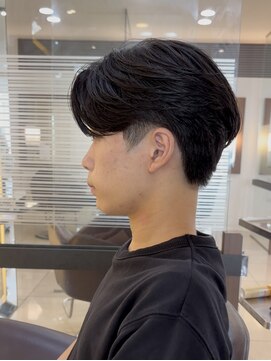 スタイル 成城学園前(STYLE) メンズ センターパート 毛流れパーマ