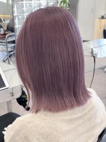 サンクマーケット 渋谷(cinq MARKET)&nbsp;渋谷ブリーチカラーハイトーンカラーラベンダーピンク30代40代