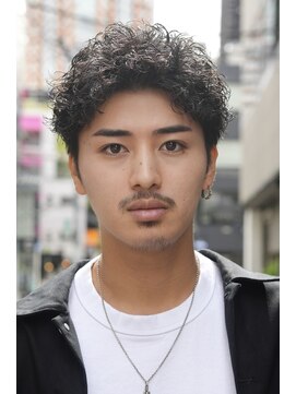 フィフス トウキョウ (fifth TOKYO) 渋谷ビジネスショートスパイキーパーマオールバックマレットヘア