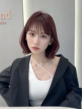 ロンドリゼル 札幌(Lond RiseL) ◯ オリーブグレー/韓国/レイヤーカット/髪質改善/縮毛矯正/札幌