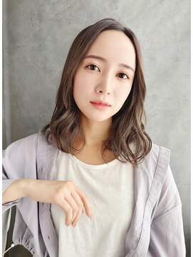 【月1メンテ】白髪染めリタッチでも透明感カラー