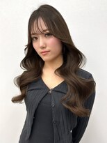 ロンドイディールバンダイ 新潟万代(Lond ideal) ロングレイヤー黒髪グレージュ