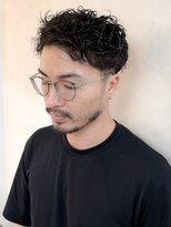 ヘアアンドメイク エジェリ(hair&make egerie)&nbsp;メンズショート×ハードパーマ