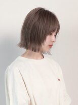 ガーデン 渋谷(GARDEN)&nbsp;小顔外ハネボブダークアッシュ大人ガーリー似合わせカット