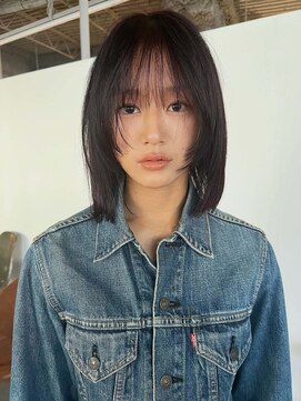 ナヌーク ダイカンヤマ(nanuk daikanyama) ボブレイヤーニュアンスボブニュアンスレイヤーダークレッド