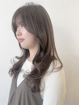 イーストハムアネーロ(EAST HAM anello)&nbsp;透明感シアーグレージュ/レイヤーカット/艶髪/カール