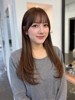 ディフィーノ 青山(DIFINO)&nbsp;【DIFINO 青山】ロングレイヤー/透明感ナチュラルブラウン
