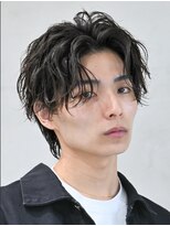 レタッチ バイ フィフス 銀座(RETOUCH by fifth) 銀座新橋シャドウパーマ2wayルーズパーマルーズショートフェード