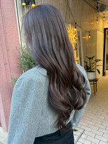 ヘアプレイスソル (HAIR PLACE SoL)&nbsp;透明感シアーグレージュ/レイヤーカット/くすみカラー