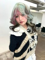 ヌル 原宿店(Null) スラッシュカラー/ブリーチデザインカラー/ルーツカラー/ウルフ
