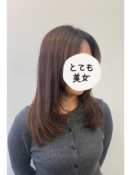 リアン 横須賀中央店(Lien) ミディアムヘア レイヤーカット 透明感カラー