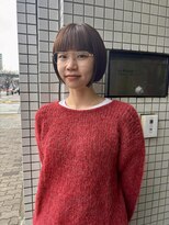 モンルル プル(mon loulou + plus)&nbsp;ボブ、切りっぱなしボブ、ぱっつんボブ