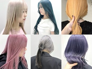 ノラ シンディ(NORA CYNDY)の写真/【学割U24!美容学生も対応】ケアブリーチ+カラー+Tr￥15400～!学生必見☆【ハイトーン/ダブルカラー/渋谷】