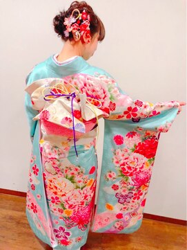 アクティフ(actif) actif【振袖着付け】着付け(早朝,友達同士ok)+ヘアセット