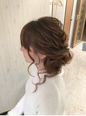 結婚式/2次会に！ルーズなサイドアップ