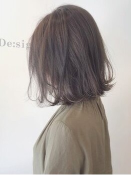 デザインフォーヘアー(De:sign for Hair)の写真/キーワードは『半歩先のStyle』キマりすぎず、でもオシャレがいい。そんな女性のワガママを叶えます♪