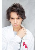 AUSTIN メンズアップバング×束感ショートマッシュ