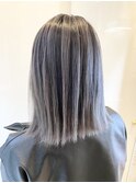 バレイヤージュカラー【艶髪】