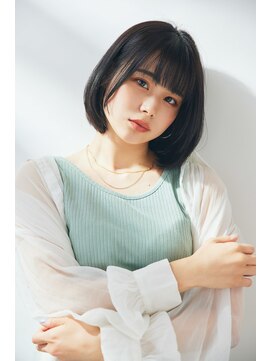 エイチツーオーアヴェダ 渋谷ヒカリエＳｈｉｎＱｓ店 クロードモネＨ２Ｏアヴェダ 黒髪美人シンプルボブ【渋谷/渋谷駅】