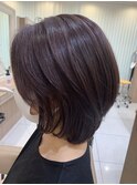 大人のモーヴブラウン