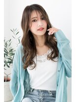 トティア 梅田(Totia)&nbsp;【Totia梅田】シースルー前髪×ミルクティーブラウン