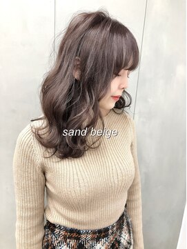 セシルヘアー(CECIL hair) 下北沢/サンドベージュ×くびれヘア×イルミナカラー