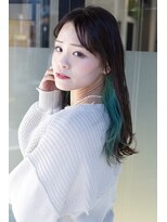 ウィーブス セタガヤ(weaves -SETAGAYA-)&nbsp;インナーカラー×ミントグリーン【weaves-SETAGAYA-】