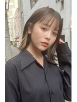 ミンクス 青山店(MINX) 人気トレンド！　切りっぱなし外ハネボブ　インナーカラー　