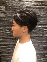 プレミアムバーバー 赤坂店(PREMIUM BARBER produce by HIRO GINZA)&nbsp;ツーブロック×センターナチュラル【ヒロ銀座】赤坂/床屋