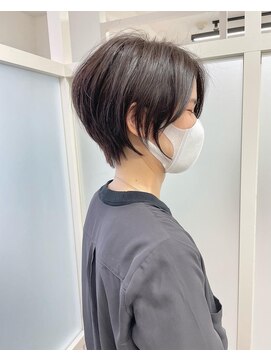 フレーム ヘア ルーム 天王寺駅前店(FRAME hair room) 暗髪ナチュラルくびれショート♪