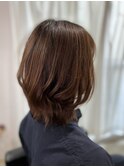 30代40代50代大人可愛い似合わせカットくびれヘアシアーベージュ