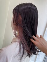 エンレイ(enRei)&nbsp;【インナーカラー】スモーキーピンクイヤリングカラー