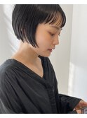 ワイドバング x ミニボブ