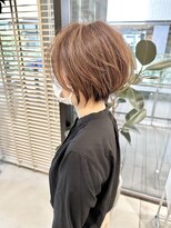 ステアケース 武蔵小杉店(stair:case)&nbsp;大人ハイライトカラーハンサムショートボブ20代30代40代