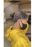 シルバーカラー＊ブリーチあり