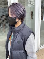 クララ サカエ(CLALA Sakae LA.DONNA group)&nbsp;ショート×透明感パープル