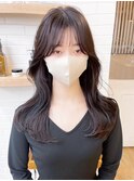 韓国前髪顔周り×美髪レイヤー[横浜/縮毛矯正/前髪縮毛矯正]