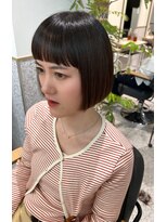 ゼストソエル(ZEST soell)&nbsp;髪質改善トリートメントと前髪カットで魅せるボブ