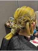 成人式前撮りヘアセット