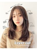レイヤーカット　レイヤーロング　レイヤーミディアム