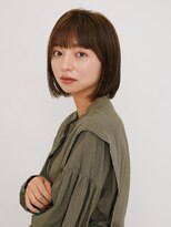 エンタク 新宿(enntaku)&nbsp;マロンベージュ/Aラインボブ/かきあげ/インナーカラー[新宿駅]