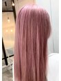 グロウ 丸の内(GLOW)&nbsp;ブリーチ2回からできるピンク
