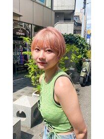 アンバー 池袋(amber) 夏におすすめのハイトーンショート[池袋/竹沢］